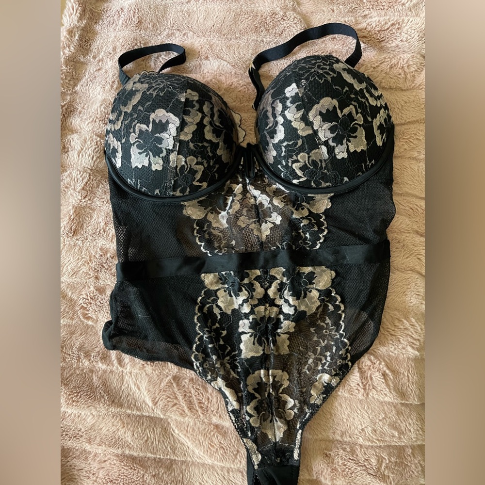 Black and Gold Bodysuit/Lingerie